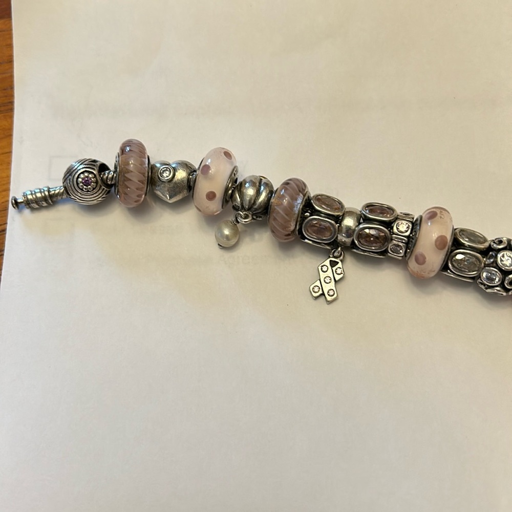 Pandora Breast Cancer Bracelet